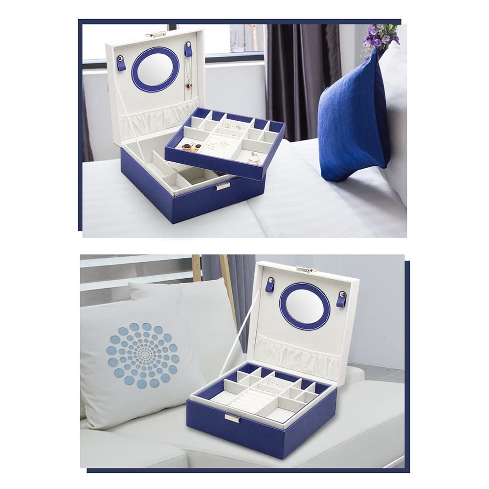 Mini walizka podróżna na biżuterię, mały podróżny organizer na biżuterię, przenośne pudełko na biżuterię Mini podróżny organizer do przechowywania Przenośne pudełko do przechowywania wystaw na
