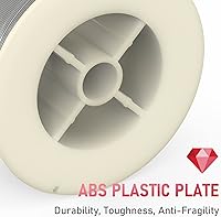 Vista 6 de YESWELDER - Alambre de soldadura de aluminio con silicio, ER4043 de 0.89 mm de diámetro, carrete de plástico ABS fuerte de 1 libra, alambre MIG
