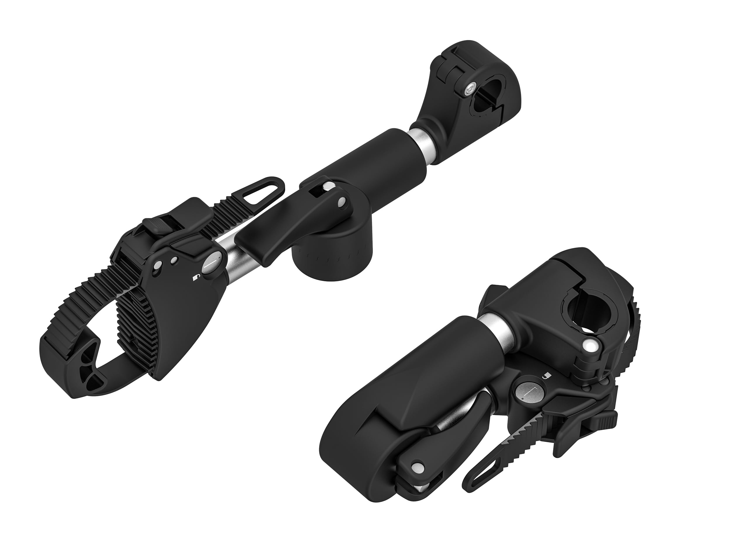 EUFAB 11247 - Supporto per telaio regolabile, 27 cm, nero/argento