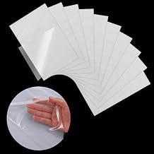 10 x A4 Double Sided Iron On Film Non-woven Iron On Adhesive Film 20 x 30 cm Double Sided Iron On Patch for Clothing Inerfacing Fabric for Sewing and