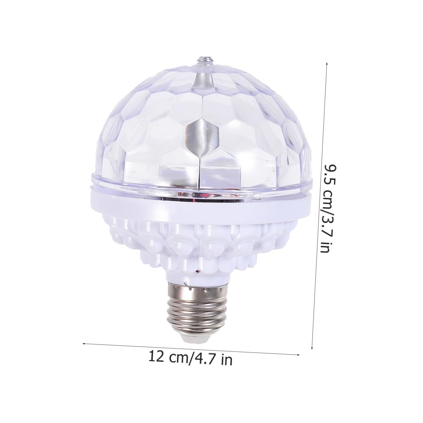 DIYEAH 1pc Light Bulb Rotating Lamp for Dj Ktv Party Use Creative Material Six Beads for Enhanced Atmosphere