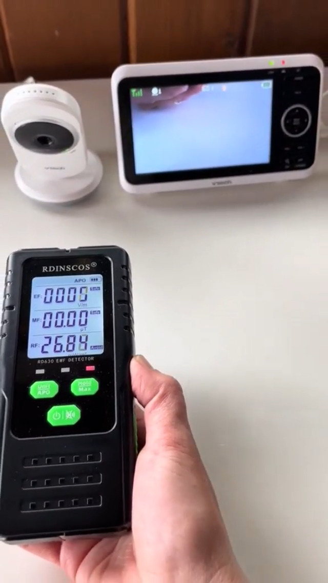 Image of EMF Detector Meter, Detect All 3 Types of Electromagnetic Radiation | EMF Tester for Cell Towers, Smart Meters, EMF Reader, For Home, Office
