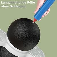 TQUEG Pogo Jumper Ugrálólabda Fogantyúval és Pumpa 100kg Terhelhetőség Fekete 6