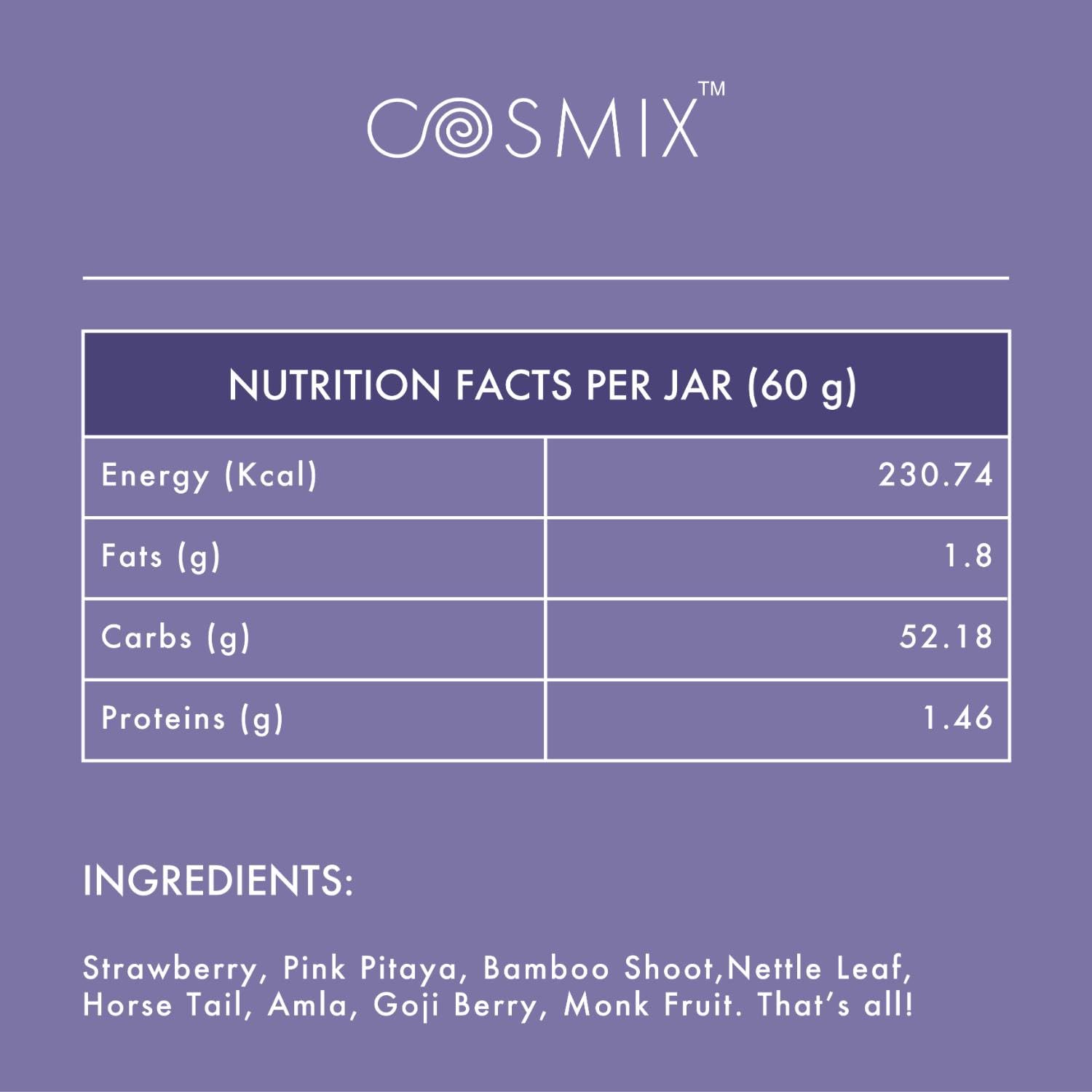 Cosmix Hair Essential Protein Bundle | For Healthy Hair and Scalp | No-Nonsense Plant Protein & Healthy Hair | Superfood Blend with Berries, Amla & Bamboo Shoot | 24g protein/serving(Mocha) — Amazon image 4