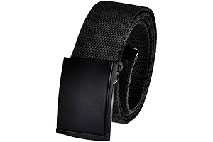 Men's Premium Black Flip Top Easy Build Belt