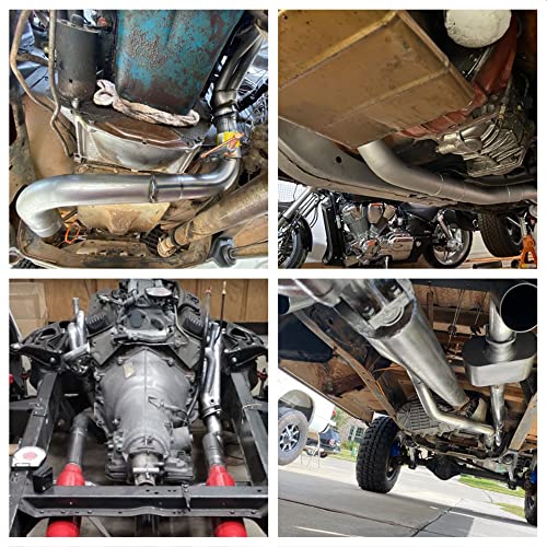 Image of 2.5'' Mild Steel Exhaust Pipe Kit, 2.5'' OD Exhaust Pipe, 8PCS
