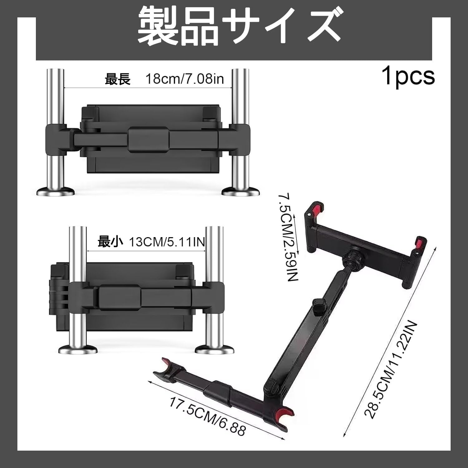 (0107)P35W デリカ スターワゴン リアヘッドレストセット