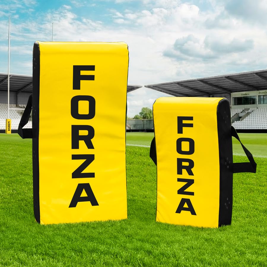 FORZA Goalkeeper Training Tackle Bag [2 Styles] | Develop Catching & Ball Handling | Junior & Senior Sizes (Curved Bag, Senior)