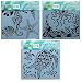 3 Crafters Workshop Mixed Media Stencils Set| for Arts, Card Making, Journaling, Scrapbooking | 6 Inch x 6 Inch Templates | Sea Creatures, Octopus, Sea Turtles