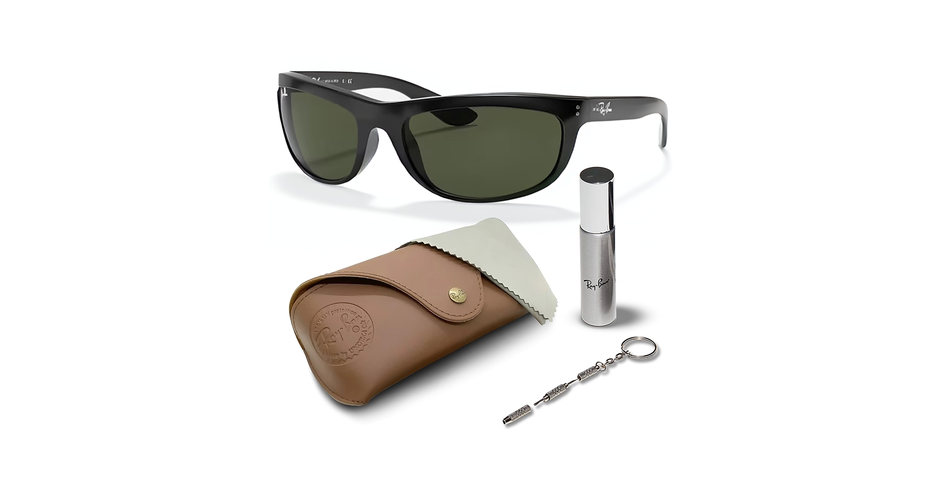 Ray-Ban RB4089 BALORAMA Rectangle Shaped Sunglasses for Men