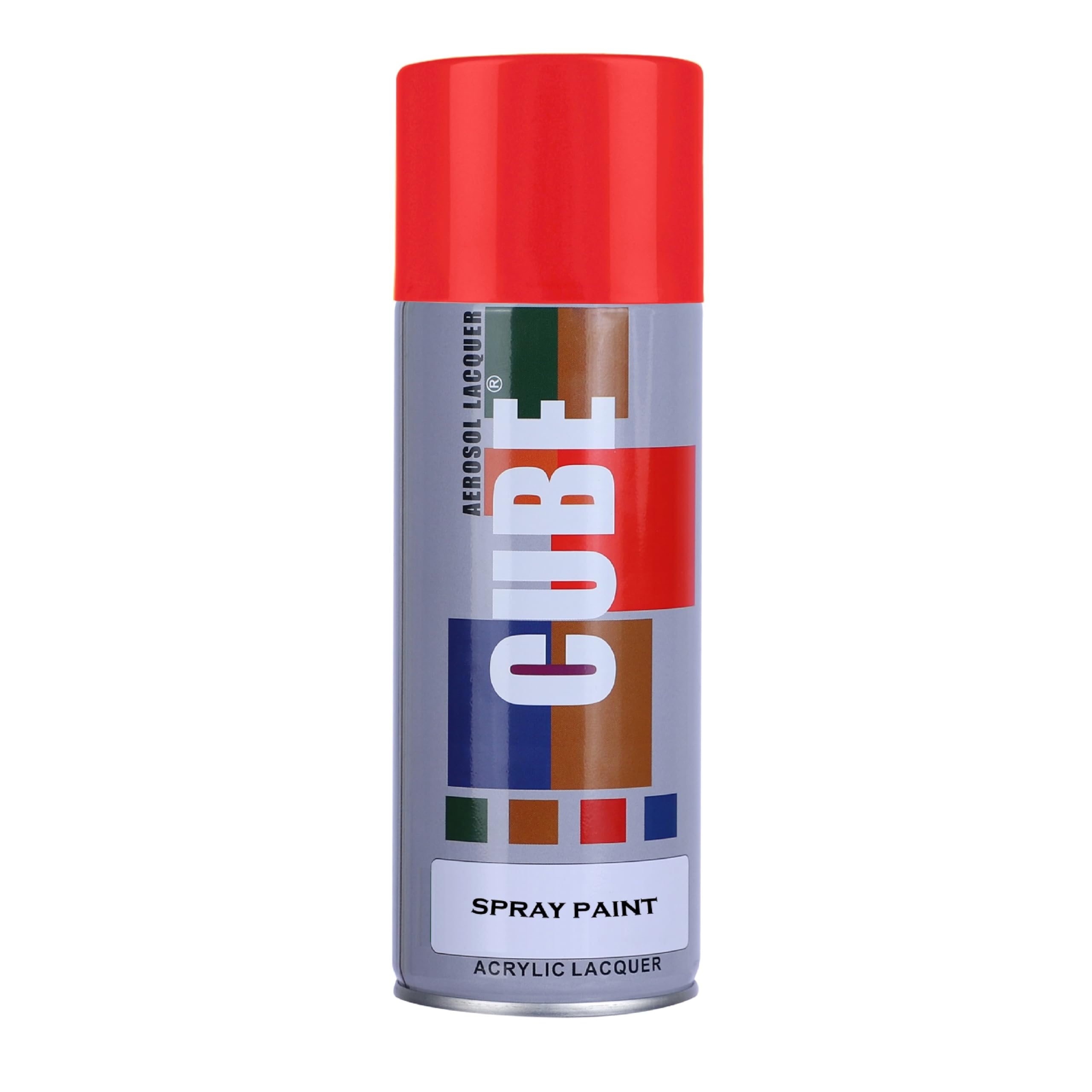 Cube Red Spray Paint | 400 mL | for Metal, Plastic, Wood, Car & Bike | Fast Drying, Brilliant Finish, No CFCs, Interior & Exterior Use-image-47
