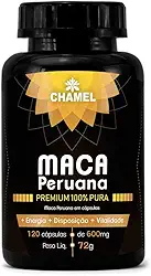 Chamel Maca Peruana Em Cápsulas - 120 Cápsulas De 600Mg