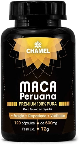 Chamel Maca Peruana Em Cápsulas - 120 Cápsulas De 600Mg