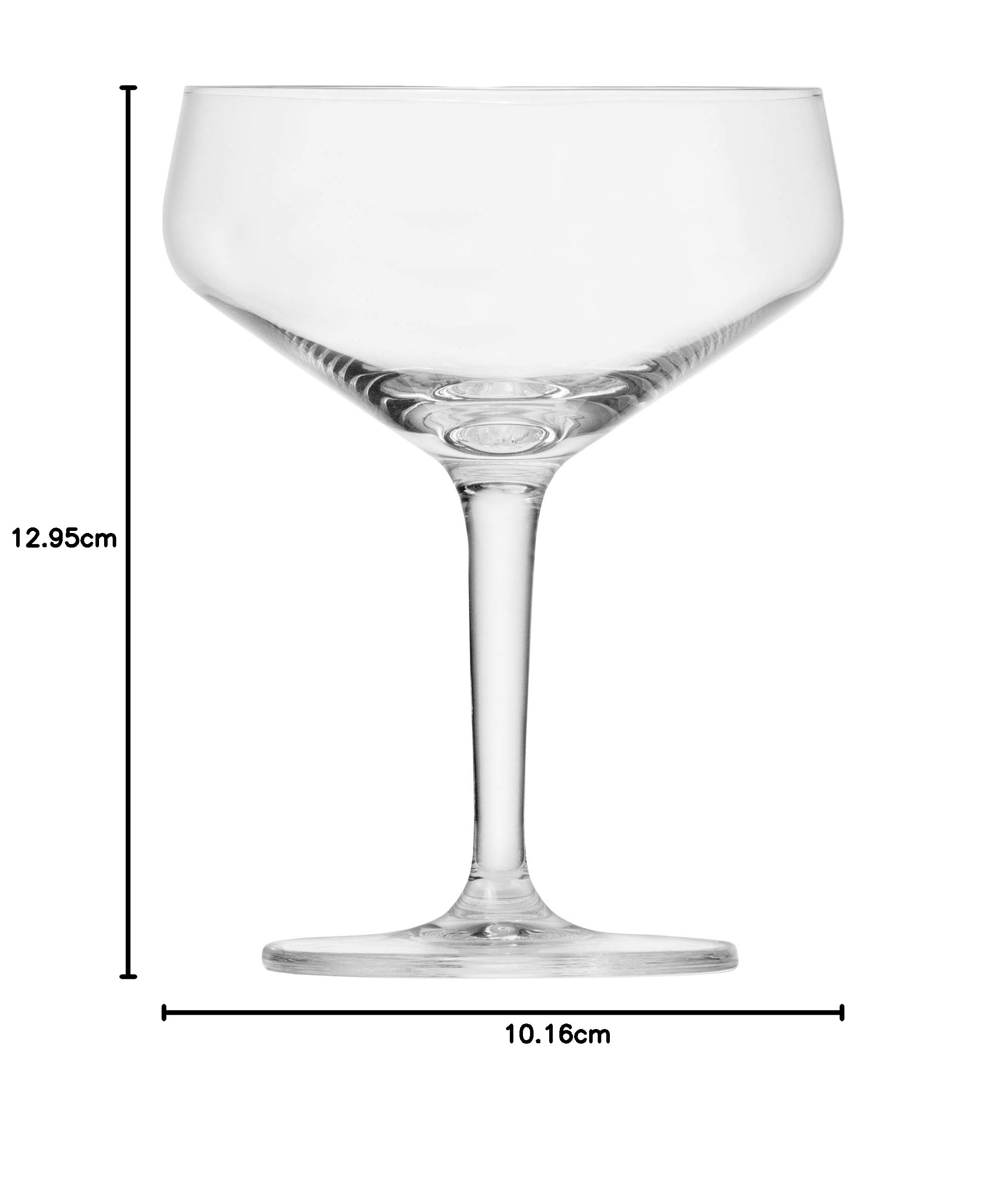 Schott Zwiesel Barra básica diseñada por el famoso mixólogo Charles Schumann Tritan Copa de cóctel de cristal, 8.8 onzas, juego de 6
