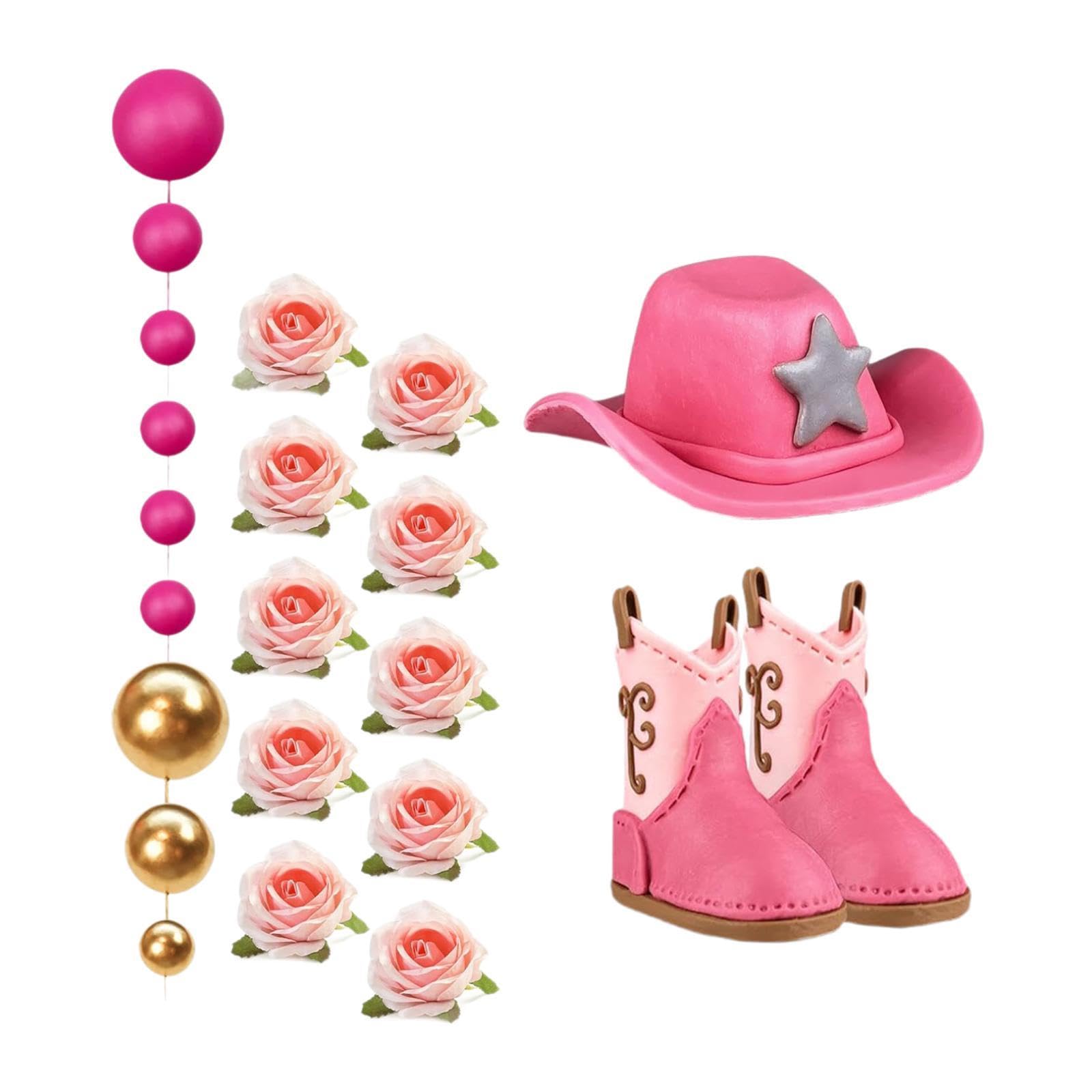 Cake topper cowboy 3D pour un anniversaire enfant ou une baby shower