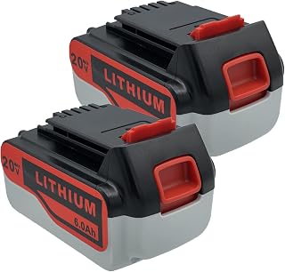 6.0Ah Battery & Chargr For Black Decker 18V 20V BL4018XE LB2X4020 LBXR2020 (Battery*2)