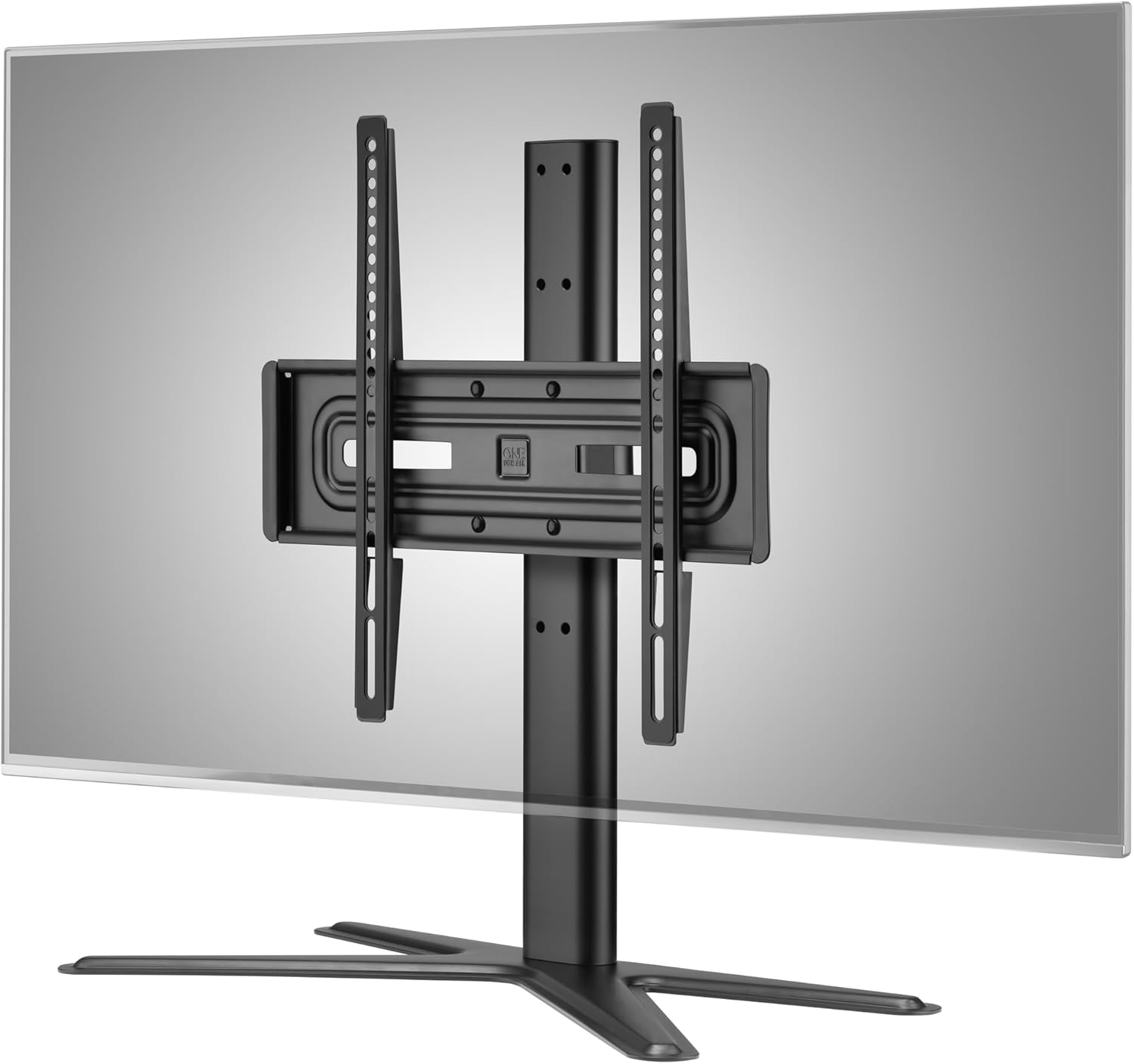 One For All Solid Table top TV Stand – Screen Size 32-65”- LCD/LED/Plasma/OLED/QLED TVs – 90° Swivel and 15° tilt Motion - Height Adjustable – Max Weight 40kg – VESA 600x400 – WM4471