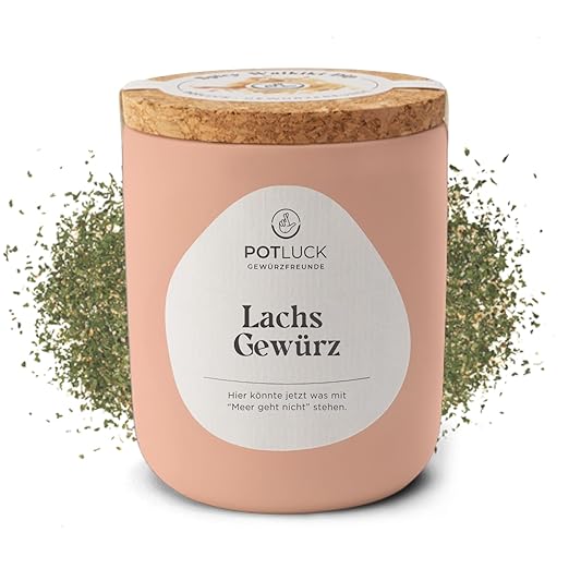 POTLUCK | Lachs Gewürz | Gewürzzubereitung im Keramiktopf | 50g