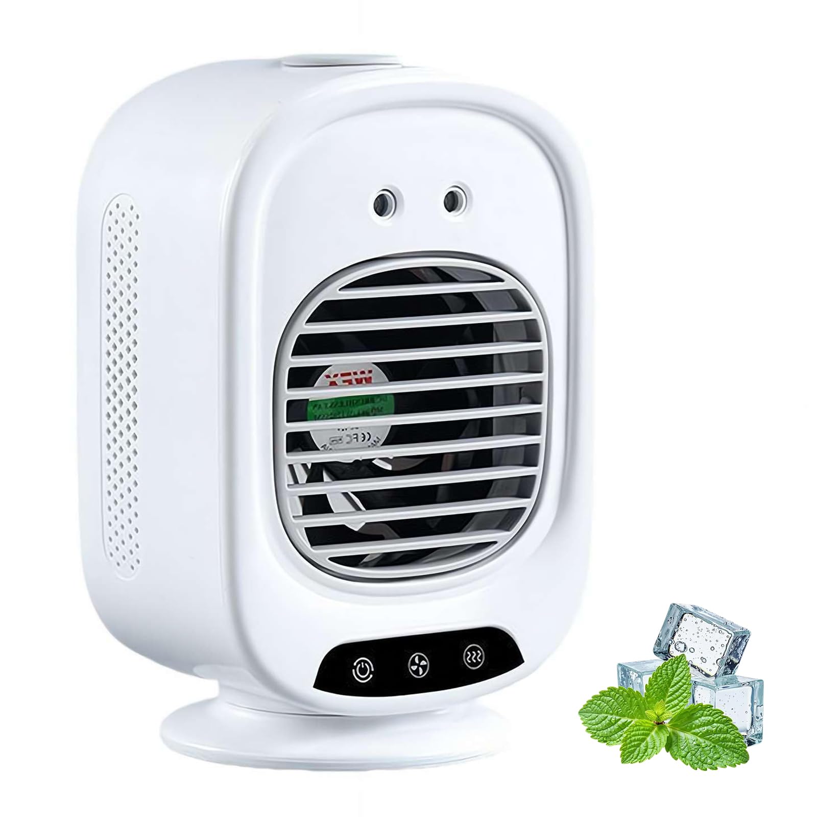 Ventilateur rafraîchissant à brumisation 3 vitesses avec autonomie batterie 4000 mAh