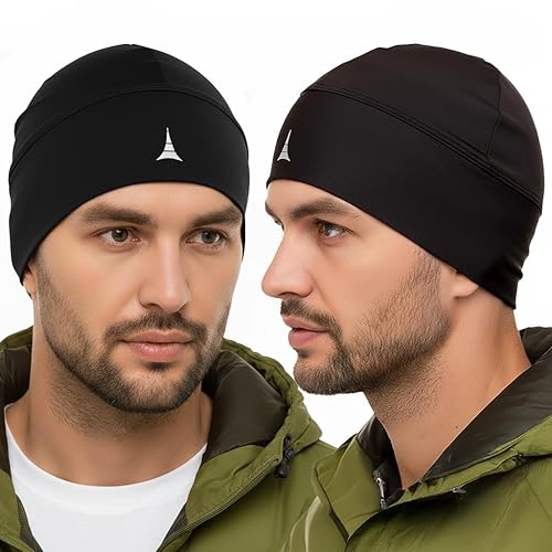 Helmet Liner Sweat Wicking Skull Cap Beanie. Ultimate Performance Moisture