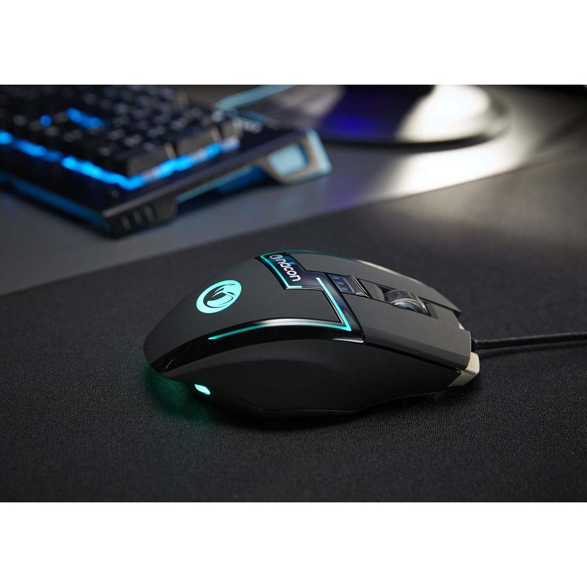 Tastiera Gaming Nacon Meccanica Retroilluminata AZERTY - PC, Macro E Tasti Rapidi - Metallica