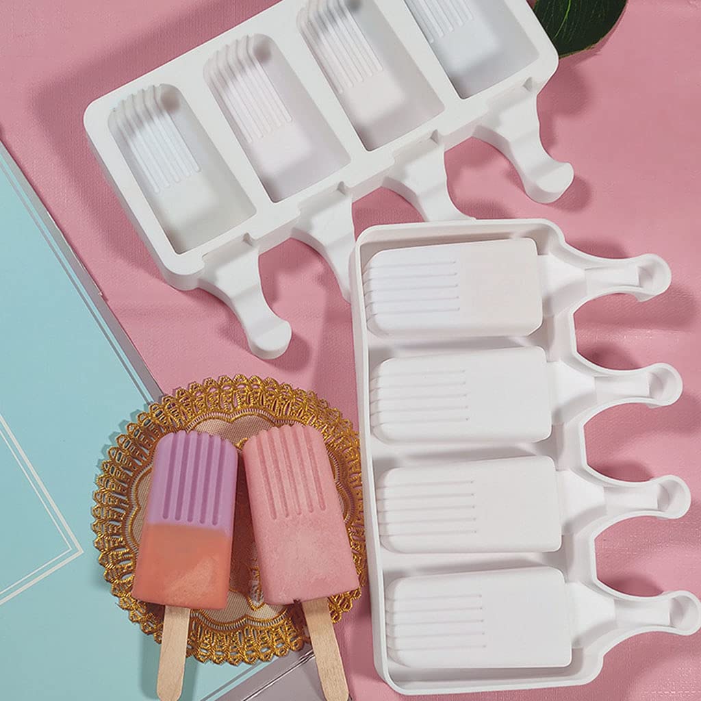 Molde reutilizable for hacer helados, de silicona grado alimenticio, for paletas caseras cocina