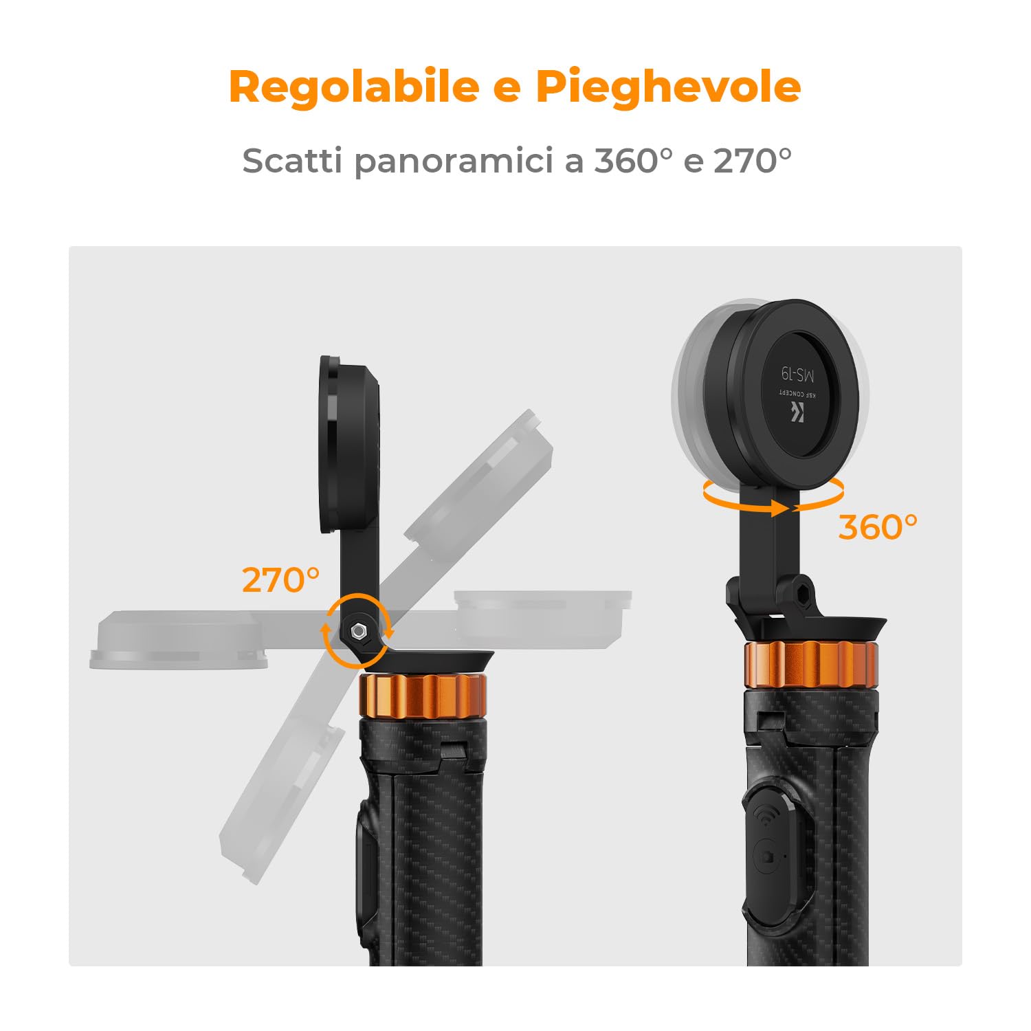 K&F CONCEPT Perche Selfie 180CM Trépied de Suivi AI 360°, Déploiement Automatique et Repliage Rapide, Contrôle par Gestes, Télécommande Bluetooth, 7 en 1 pour Vidéo/Vlog/Live K&F CONCEPT Perche Selfie 180CM Trépied de Suivi AI 360°, Déploiement Automatique et Repliage Rapide, Contrôle par Gestes, Télécommande Bluetooth, 7 en 1 pour Vidéo/Vlog/Live