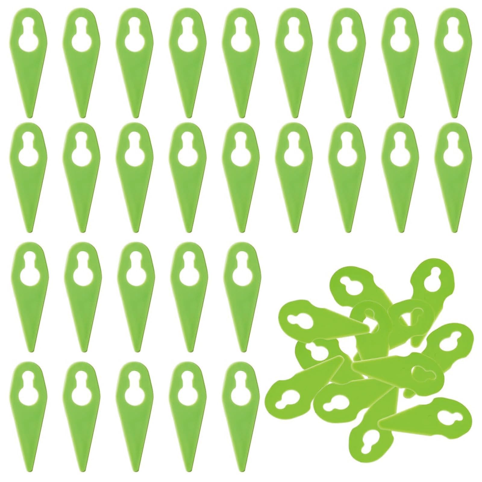 KFSCIP 80Pcs Plastic Grass Trimmer Blades, Plastic Blades Compatible with Gtech Grass Trimmer Strimmer Gtech ST01 ST02 ST04 ST05 ST20 GT3.0 GT4.0 GT50 for Most Garden Grass