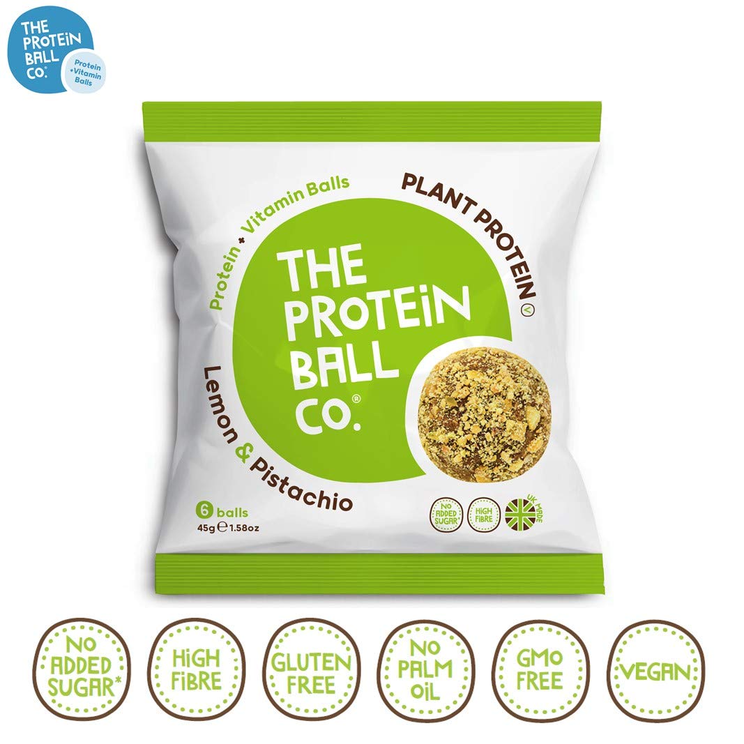 The Protein Ball Co. Lemon & Pistacho Protein Balls 45g