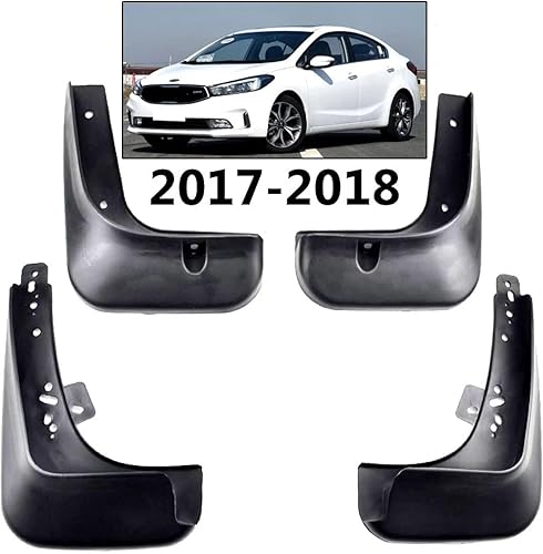 Miniatura 2 de Para Kia Forte Cerato 2017 2018, aletas de barro de coche, guardabarros guardabarros delantero trasero
