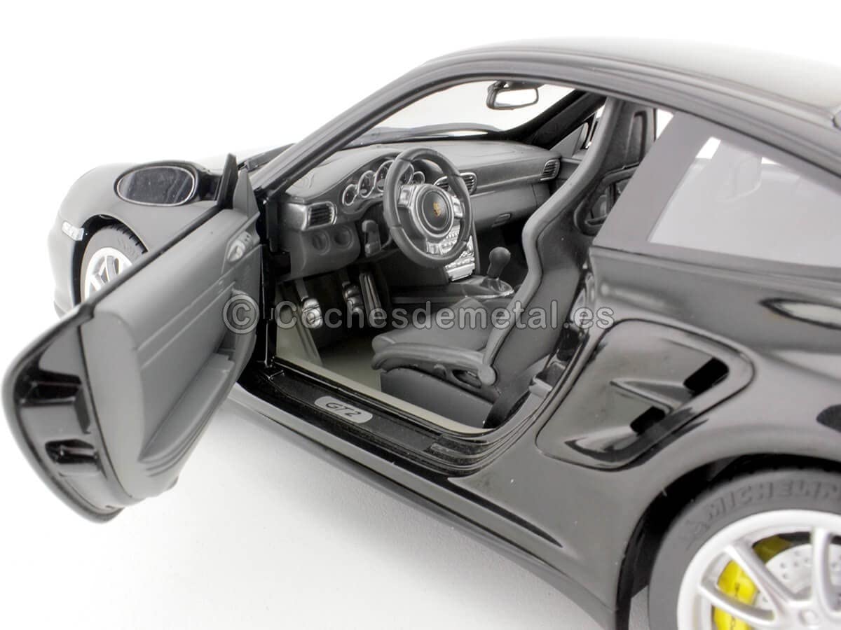 Norev Porsche 911 GT2 2010 Siyah 1:18 187598 Model Araba Minyatür
