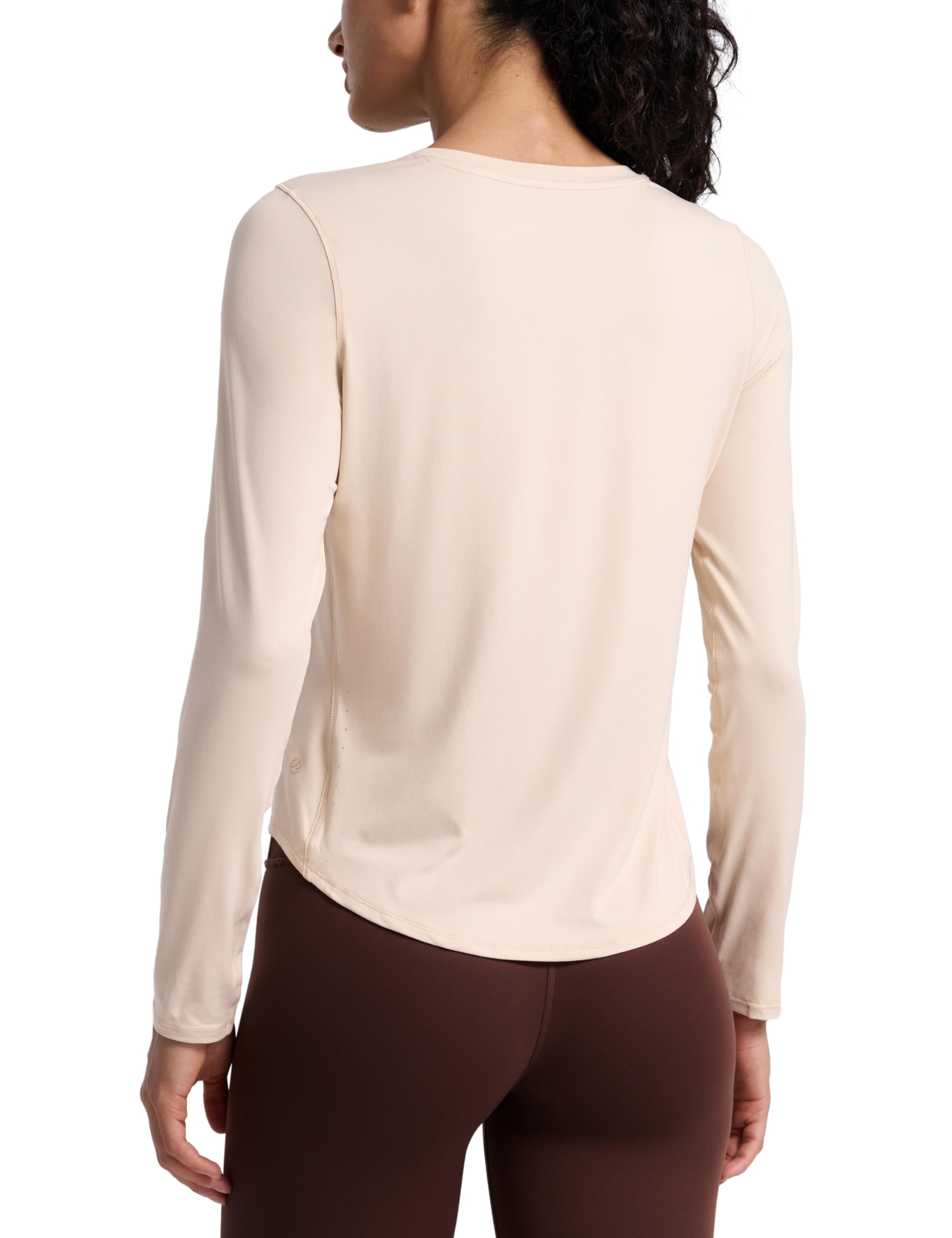 CRZ YOGA Lightweight Crewneck Long Sleeve Top