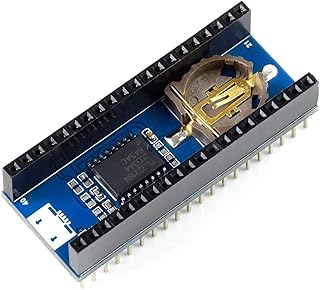 Precision RTC Module Compatible with Raspberry Pi Pico Series Board Onboard DS3231 Chip,Onboard Female Pin Header I2C Bus for Communication