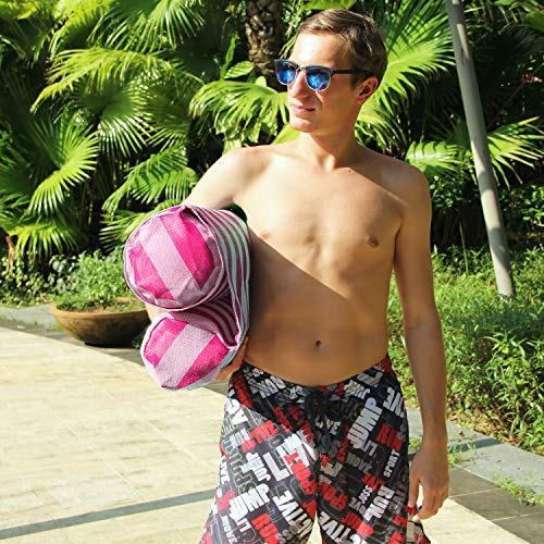 Finduwill Hammock Float Portable Swimming Pool Lounge Inflatable Water Pillow (Rose02) #TOP4