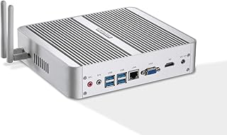 Kingdel® Fanless Mini PC, Powerful Mini Desktop Computer, Intel i5 8th Gen. 4 Cores CPU, 16GB DDR4 RAM, 250GB SSD, 4096x2304, HD, LAN, VGA, 4xUSB 3.0, Windows 11 Pro