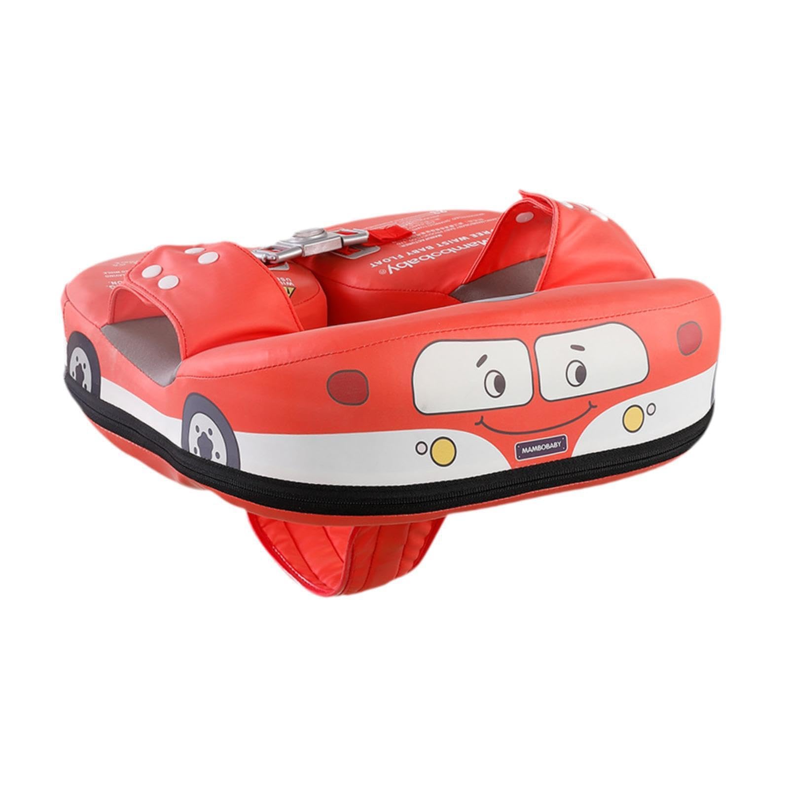 Salvagente per neonati con struttura robusta, non gonfiabile, comodo e sicuro, adatto per bambini dagli 8 ai 36 mesi, realizzato in PVC e pelle PU.