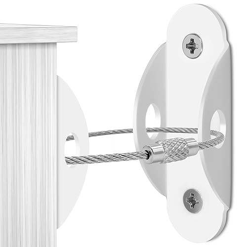 Anclajes de muebles paquete de 10 correas de muebles mejoradas 2022 para prueba de bebés muebles seguros de 400 libras para evitar caídas correas