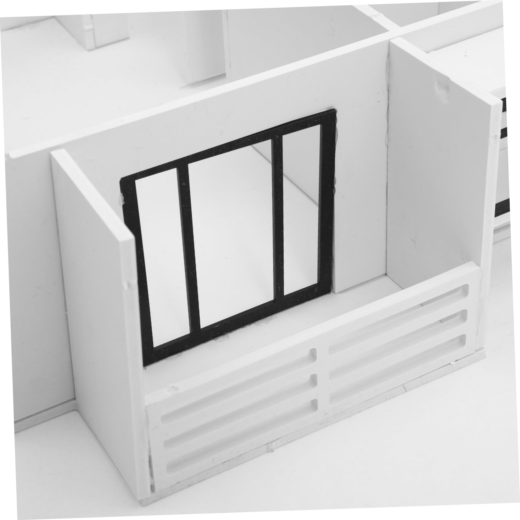 KONTONTY 1:25 Selbstgemacht Architekturmodell Miniaturhaus Bausatz Unfertiges Wohnungsmodell Satz Bausatz mit Architekturmodellmaterial Bastelset für Modellbau Lernzwecke