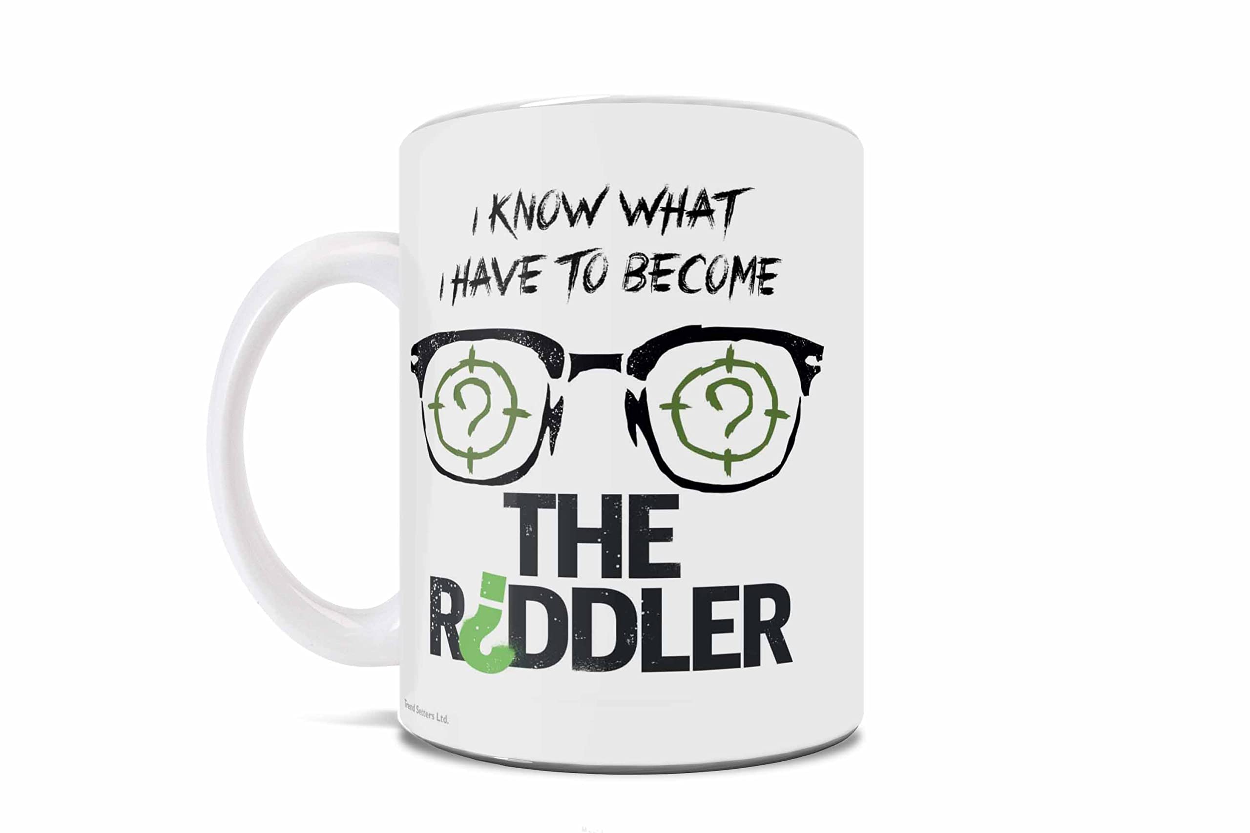 Trend Setters DC Comics – The Batman – Become the Riddler - 11 oz Ceramic Coffee or Tea Mug – Officially Licensed Merchandise - Perfect for Gifting or Collecting