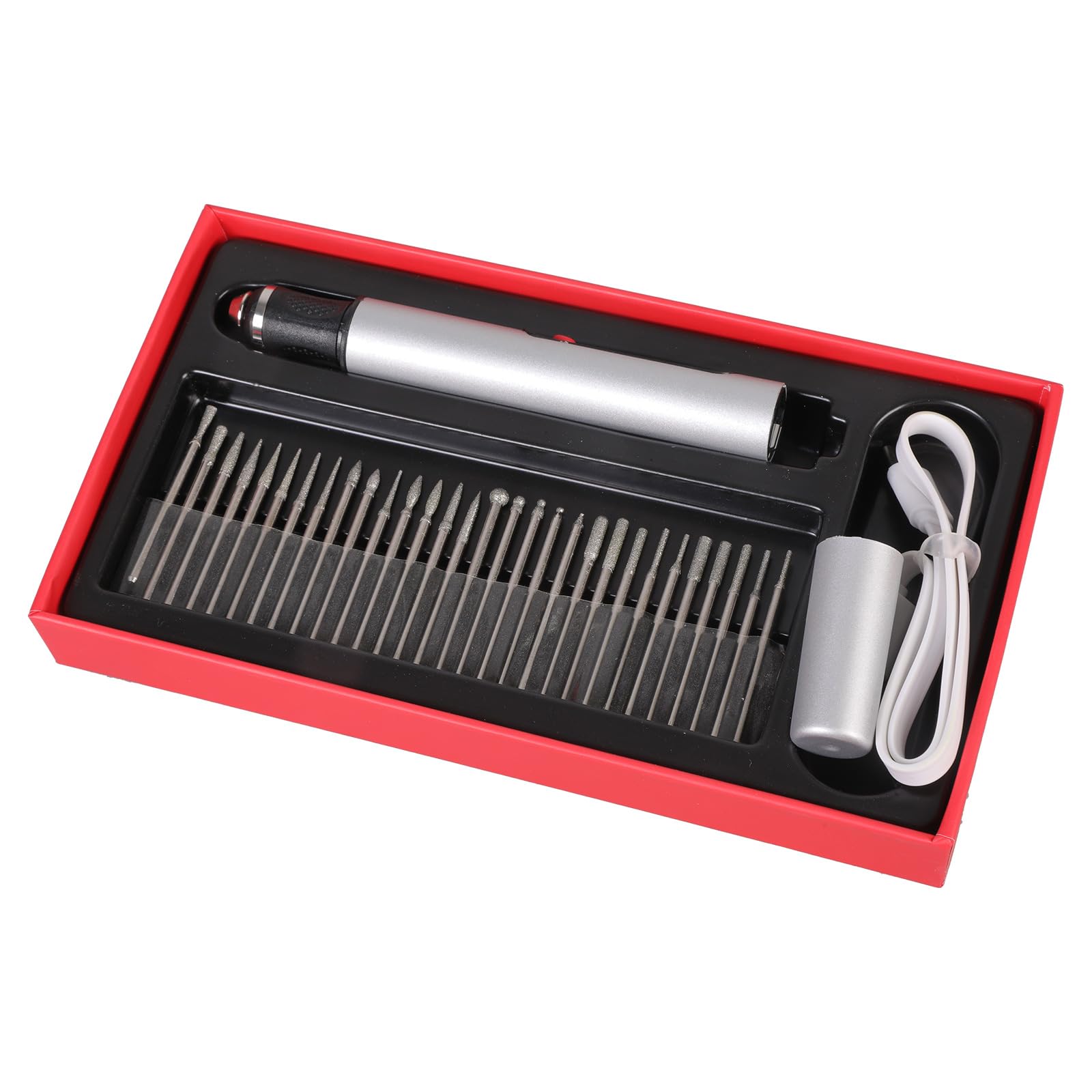 Kaeltsyn Battery Operated Engraving Set 309 Accessories 15000 20000 Rotations Works On 60 Surfaces Efficient Working Overload Security Engraver