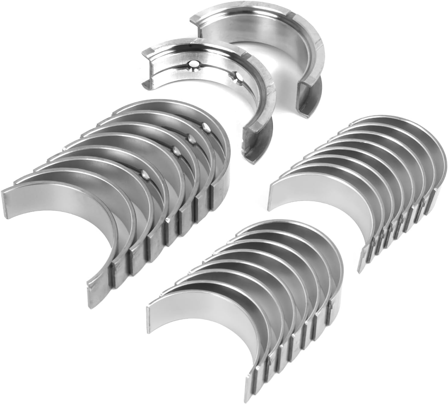 STD Main and Rod Bearing Set MS2199P CB663P, Fit for 1997-2013 Chevy LS 4.8L 5.3L 5.7L 6.0L 6.2L V8, Standard Size Crankshaft Connecting Rod Bearing Kit