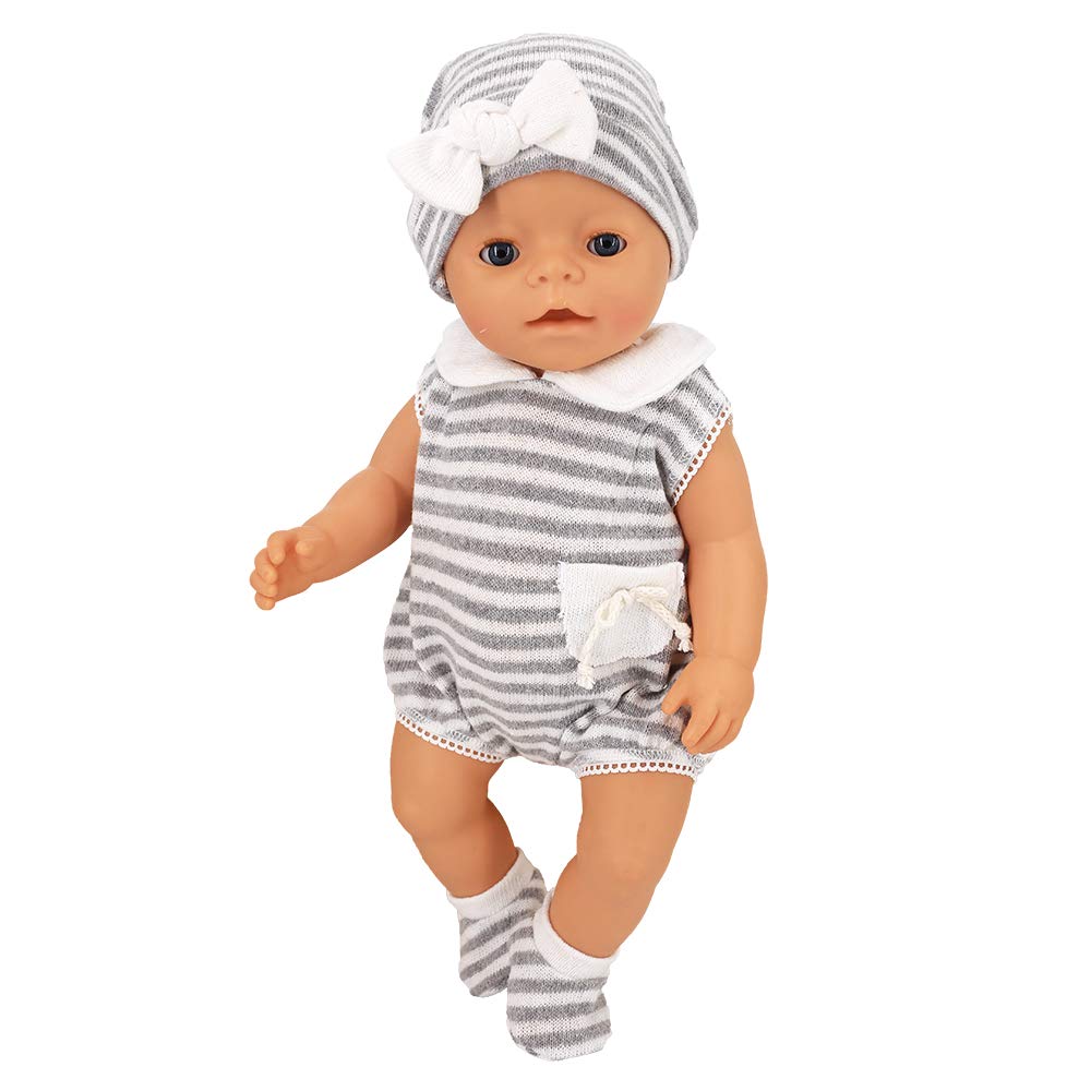 ZWOOS Vestiti per Bambole per New Born Baby Doll, Abitini Unicorno con
