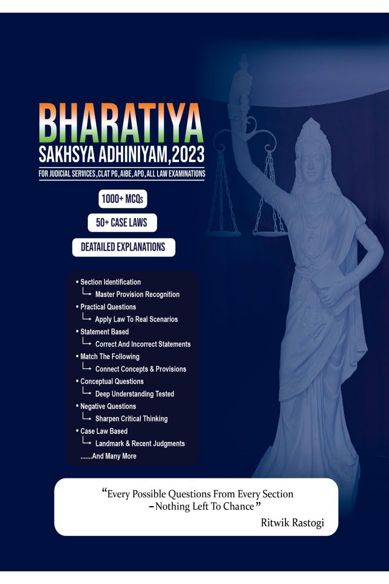 Bharatiya Sakshya Adhiniyam, 2023: 1000+ MCQs for Competitive Exams