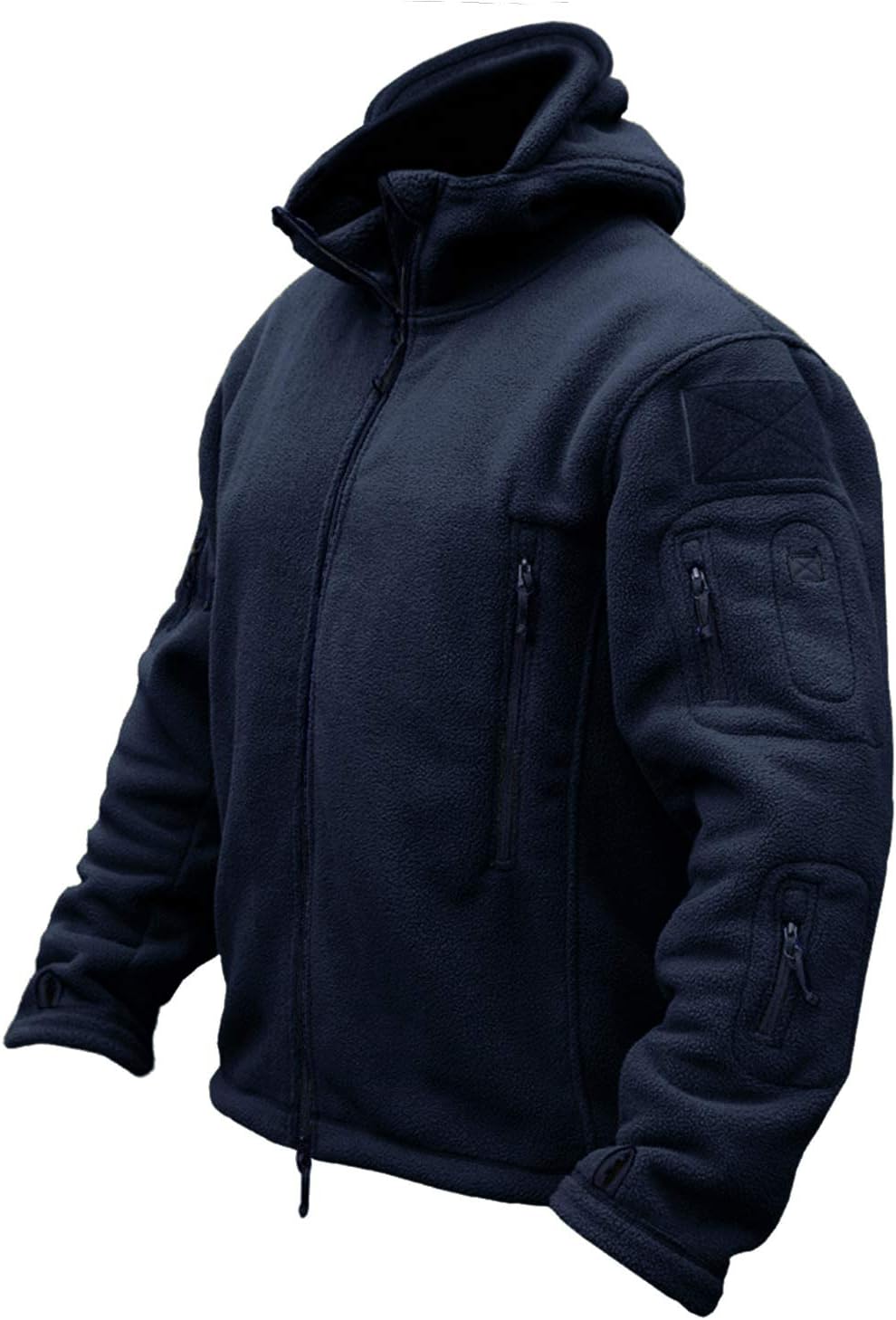 Men's Military Tactical Sport Warm Fleece Hooded Outdoor Adventure Jacket Coats