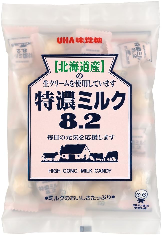 Mikakuto Tokuno Japanese Milk Candy, 3.69-Ounce Bags (Pack of 12)
