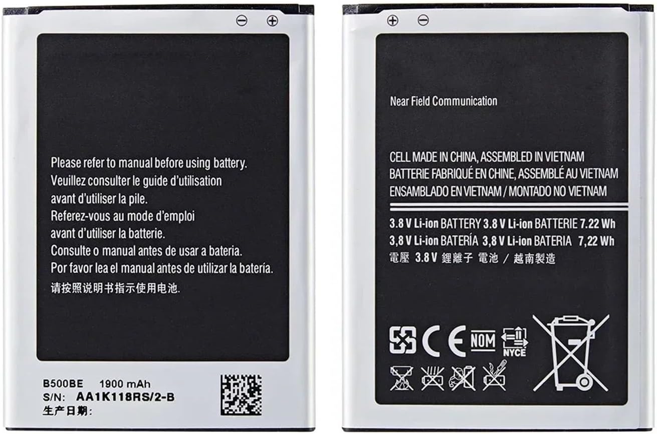 B500BE 1900mAh Battery with NFC 4 pins