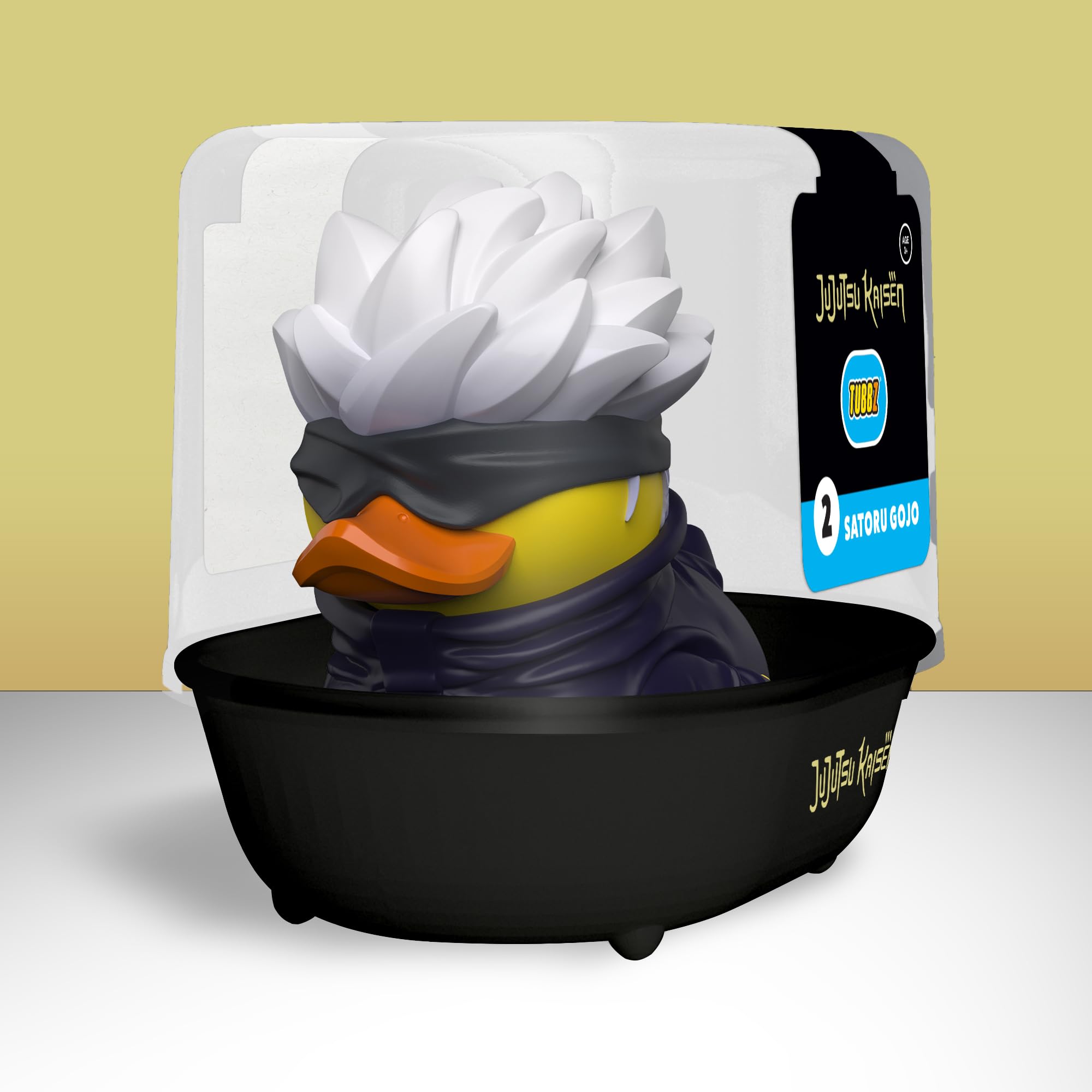 TUBBZ First Edition: Jujutsu Kaisen - Satoru Gojo Cosplaying Rubber Duck Vinyl Figure, Satoru Gojo (Bathtub), 3.54 inches - Image 2