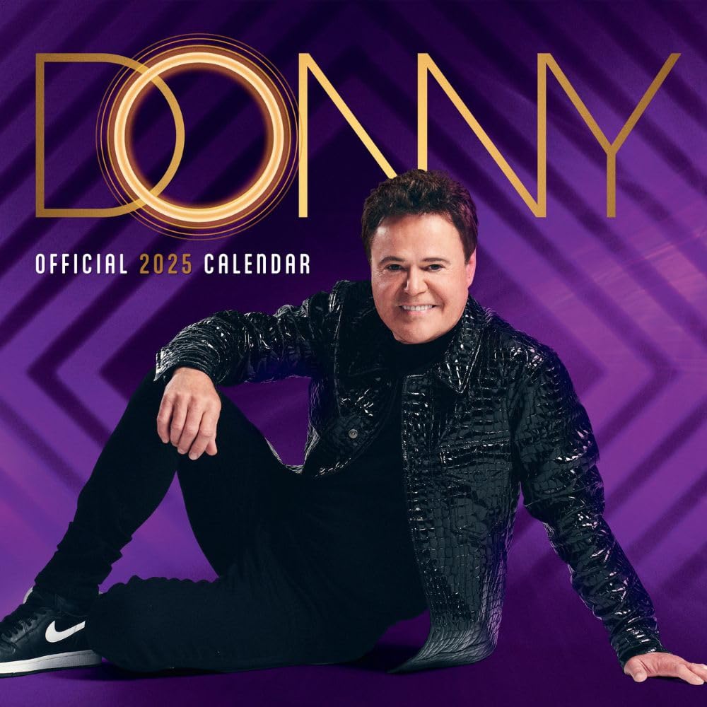 2025 Calendar Donny Osmond Month to View Square Calendar Official Product