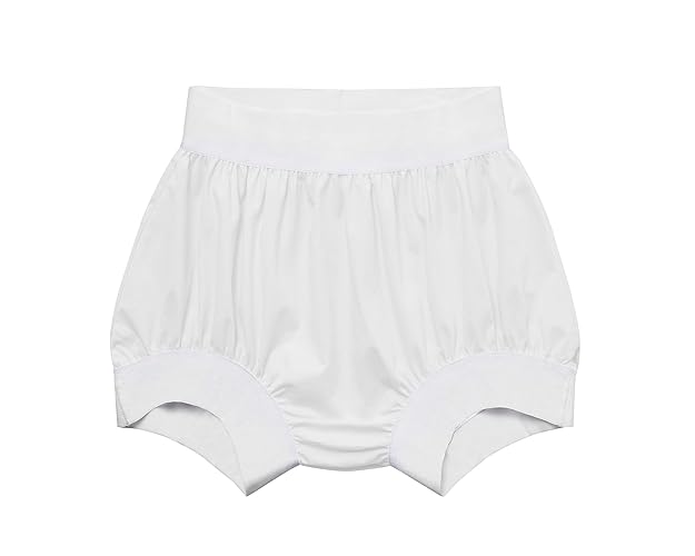 EEOST Adult Diaper Cover, Leakproof Waterproof Reusable Plastic Pants– Noiseless & Comfortable Protection for Men and Women - White - L