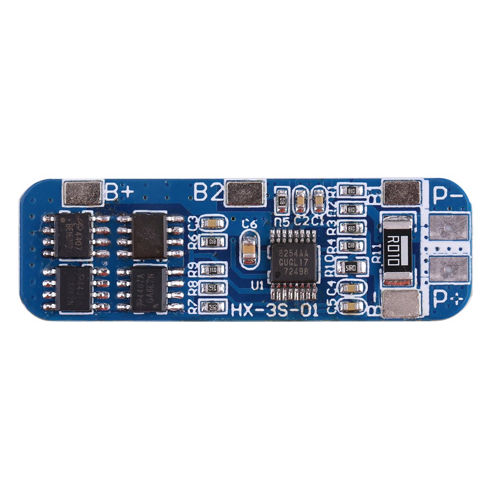 Aramox Scheda Di Protezione PCB HX-3S-D01 Per Batterie Li-ion 11,1V In Serie 3, Con Protezione Da Sovraccarica E Cortocircuito